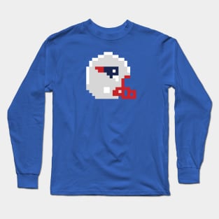 8 Bit New England Patriots Helmet Long Sleeve T-Shirt